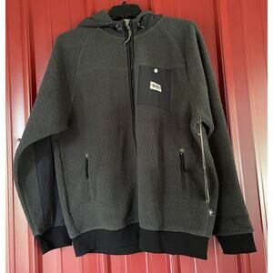 Howler Bros Jacket Chisos Hooded Fleece Parka Zip Up Mens‎ XL New Without Tags